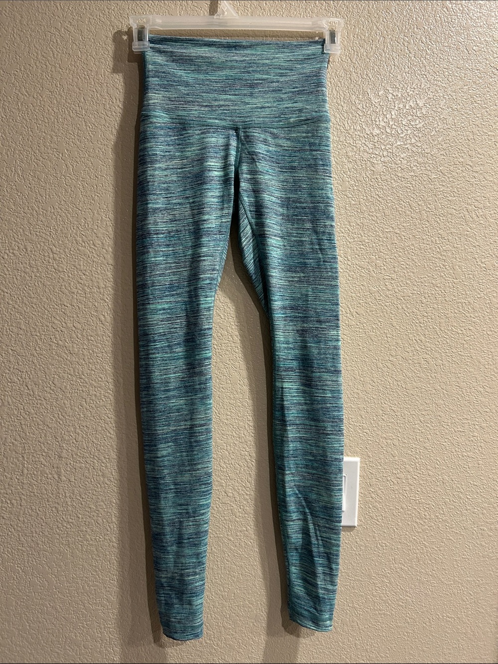 lululemon athletica Kids Heathered Teal Leggings